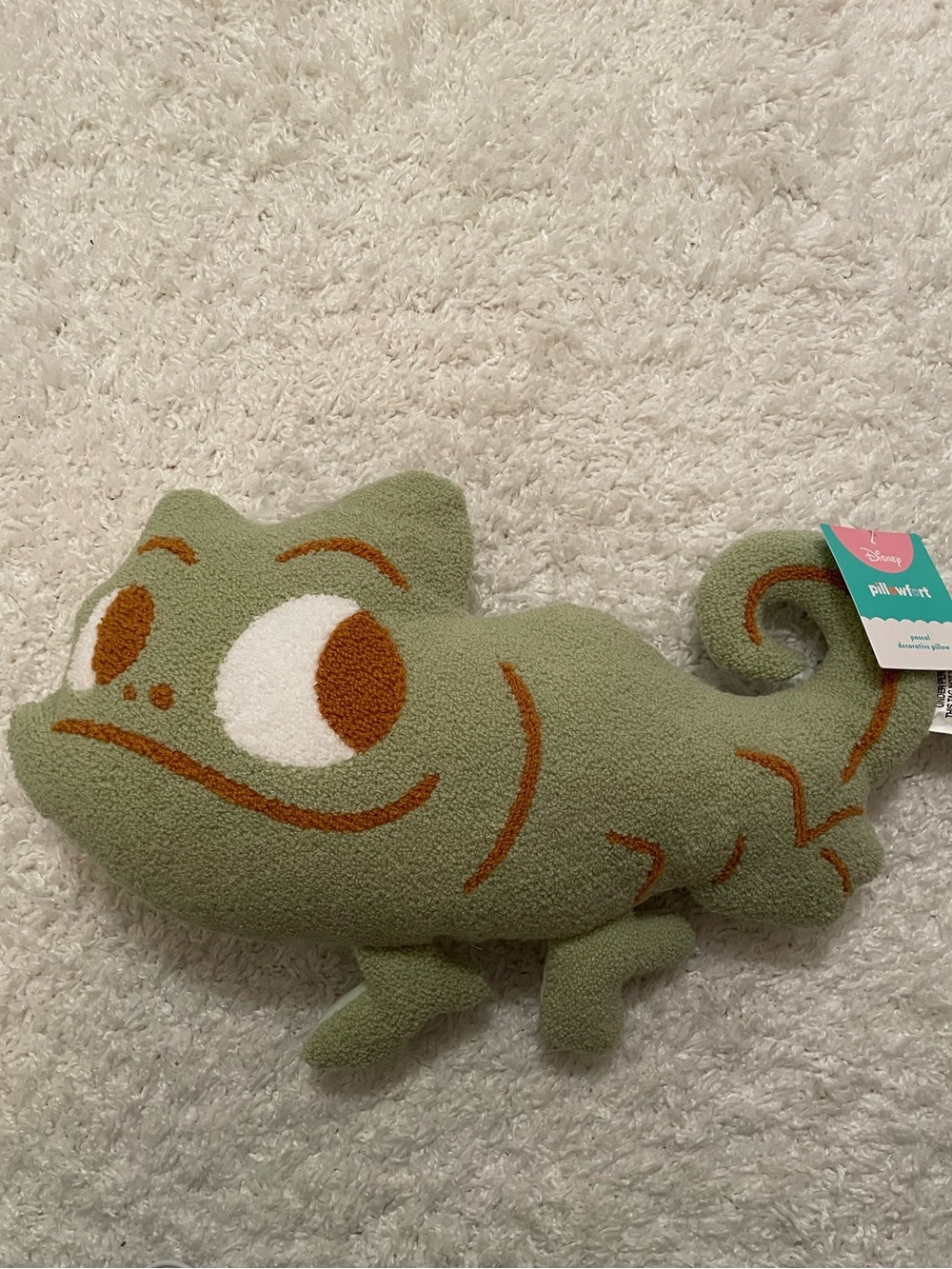The Disney collection by Pillowfort Princess Rapunzel Sidekick Pascal Pillow NWT